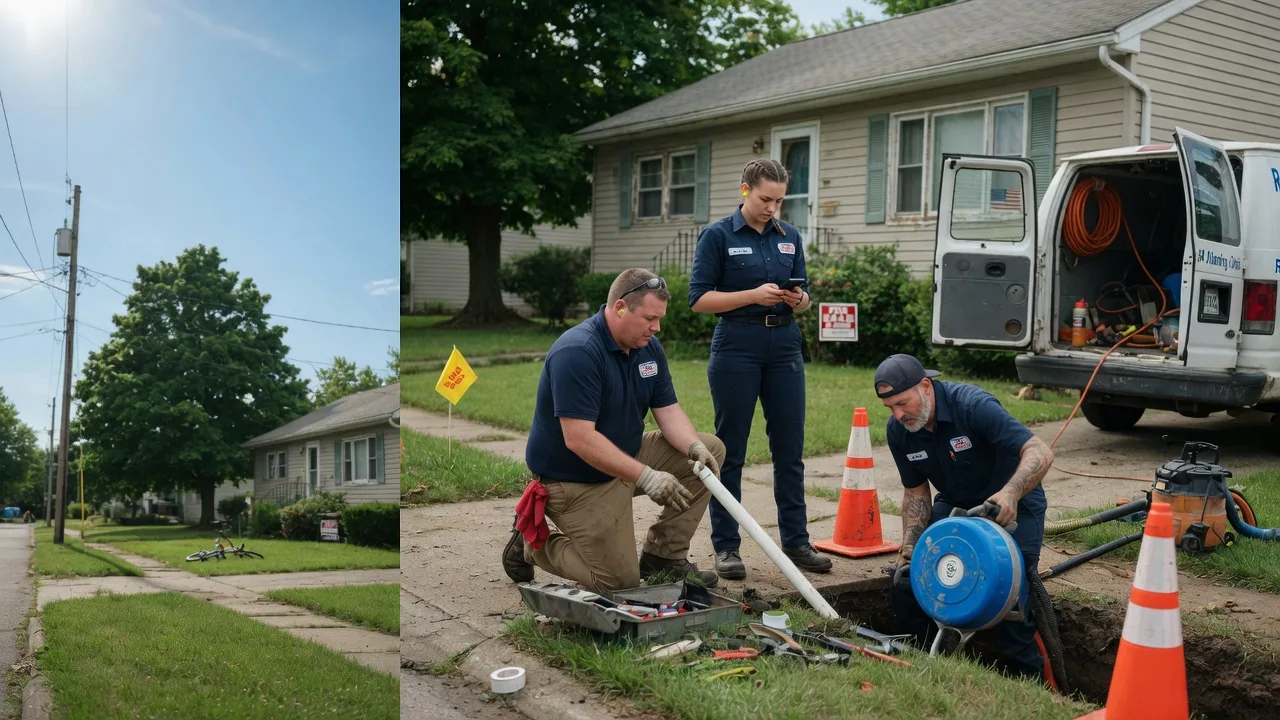 Sewer Line Repair in Hillsdale, IN near me